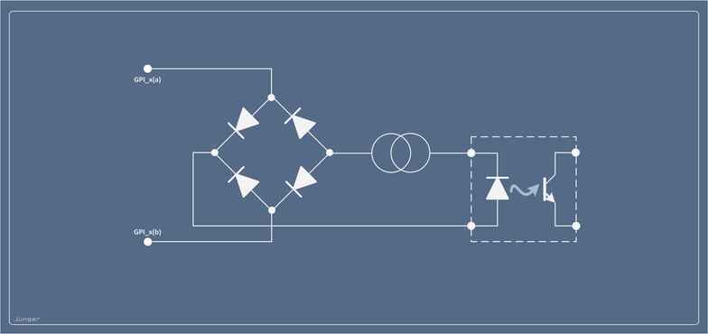 C8817 GPI/O Interface - Block Diagram (principal GPI circuit)